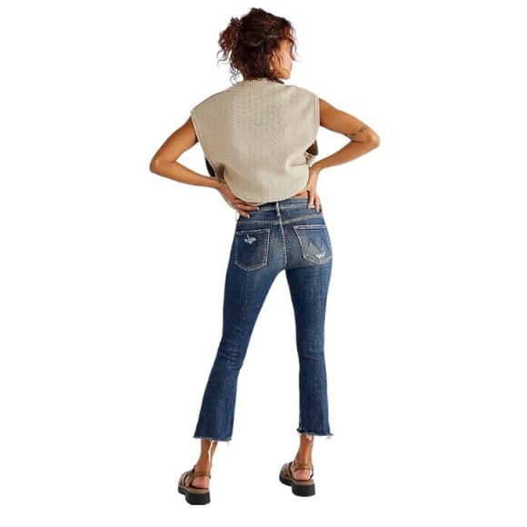 Mother The Insider Crop Step fray Jeans - Picture 1 of 8